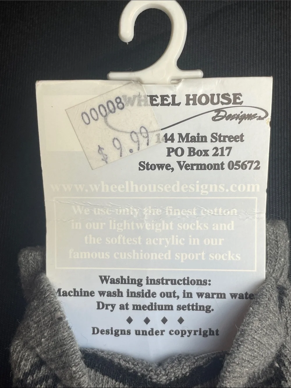 Grey Hound Dog Pattern novelty socks brown white gray black size medium 9-11